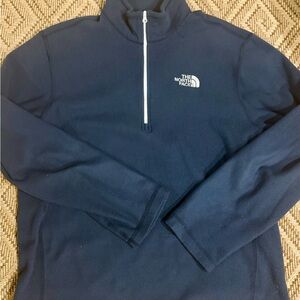 The North Face Men's Navy 1/4 Zip Fleece